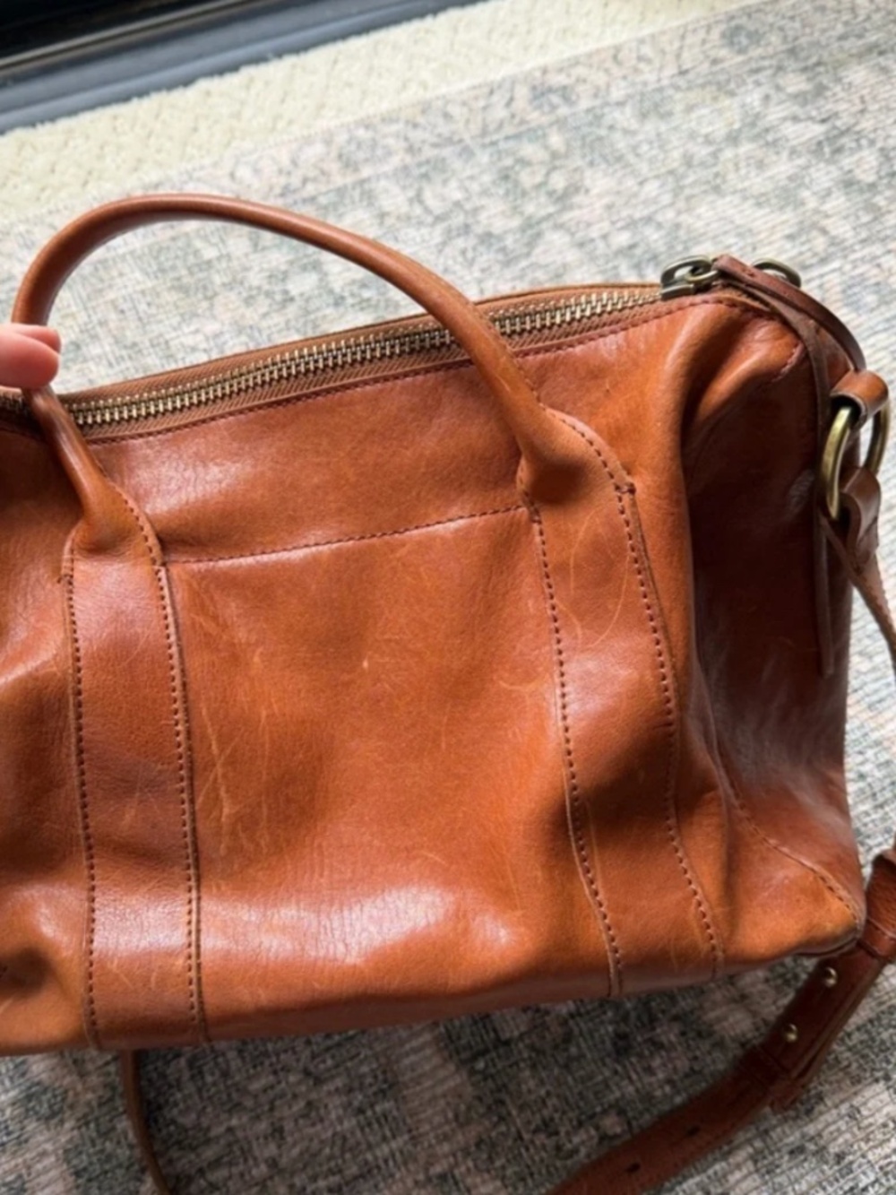 Madewell Prague Leather Crossbody Satchel - Picture 4 of 8